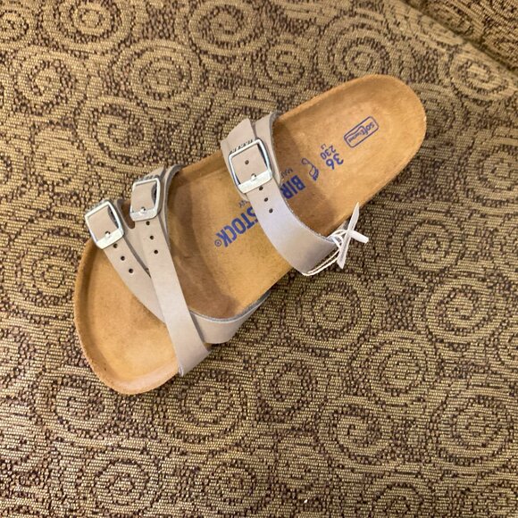 Birkenstock - Franca Nubuck Leather Dove Gray - Multiple Sizes (NEW W/ TAGS) - Picture 2 of 2